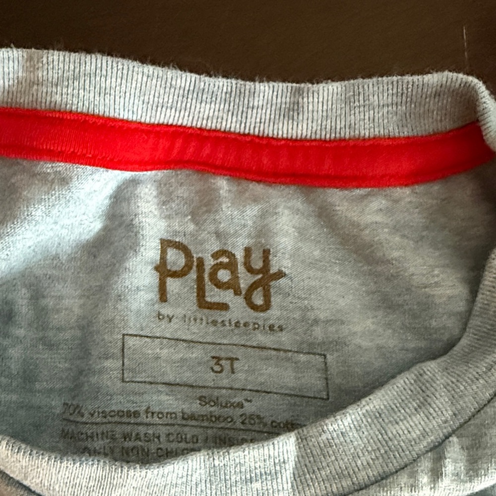 Little Sleepies Light blue Hot Dog on Skateboard Tee - Picture 2 of 5